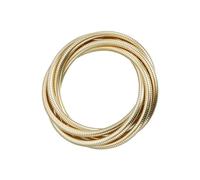 ERRORY Classical Snake Link Layered Lightweight Alloy Bangle Trendy Wrist Jewelry for Casual or Formal Wear Multi Stack