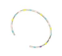 ERRORY Contemporary Drip Design Open Adjustable Copper Bangle Stylish Wrist Accessory for Trendy Outfits Flexible Half Open Jewelry