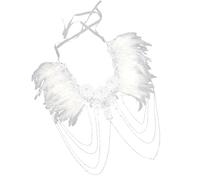 ERRORY Elegant Pearls Leather Bridal Shoulder Chain for Vintage Wedding and Formal Party Vintage Bridal Tassels Shoulder Necklace