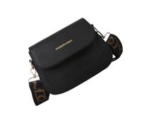 ERRORY Elegant Small Square Crossbody Bag With Stylish Flap Cover Fashionable PU Leather Shoulder Purse Wallet With Wide Strap Flap Crossbody Bag