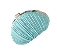 ERRORY Fashion Textured Shell Evening Bag Lightweight Polyester Crossbody For Weddings Parties Special Event Pleated Shell Evening