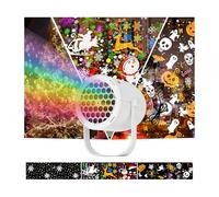 ERRORY Flexible Power Source Snow Projector Projection Ambients Light for Laptops Indoor and Outdoor Christmas Decorations Adjustable Light