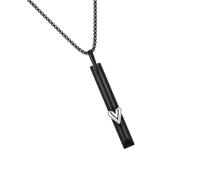 ERRORY Holistic Own Care Necklace Stainless Steel Breathing Necklace Unique Relaxation For Calming And Focusing Breathing