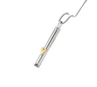 ERRORY Holistic Own Care Necklace Stainless Steel Breathing Necklace Unique Relaxation For Calming And Focusing Breathing