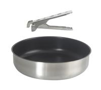 ERRORY Kitchen Bowl Dish Pan Anti-Scalding Clip Handle Compacts Camping Grills Tongs for Grilling and Picnics Multipurpose Barbecue Accessories