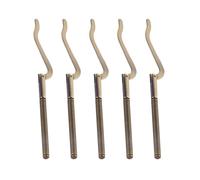 ERRORY Multiple Functional Spring Metal Clamps 5PCS Leather Accented Equipment for Documentation Financial Records Permanent Metal Cash Clip