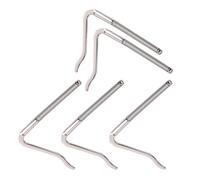 ERRORY Multiple Functional Spring Metal Clamps 5PCS Leather Accented Equipment for Documentation Financial Records Permanent Metal Cash Clip