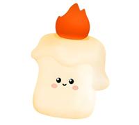 ERRORY Nursery Night Light Shape USB Rechargeable Touch Sensitive Lamp Silicone Texture for Bedside Use Decors Silicone Baby Night Light