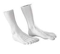 ERRORY Practical Printed Foot Mannequin for Visual Merchandising Art Reference Natural Bone Texture Sturdy Bottom Designs PVC Artificial Foot for Art Reference