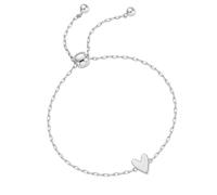 ERRORY Romantics Heart Openwork Pendant for Women Stainless Steel Wristchain with Adjustable Size Accessory Resistant