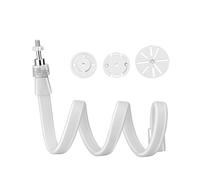 ERRORY Security Camera Mounting Set with Rubber Clamp Flexible Hose 1/4 Inch Screw for Baby Monitor Installation Crib Mounted Camera Bracket