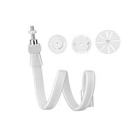 ERRORY Security Camera Mounting Set with Rubber Clamp Flexible Hose 1/4 Inch Screw for Baby Monitor Installation Crib Mounted Camera Bracket