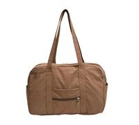 ERRORY Spacious Nylon Travel Shoulder Bag With Zippered Closure For Men And Women Korean Handbag Fashion Underarm Bags Comfortable Single Strap Backpack