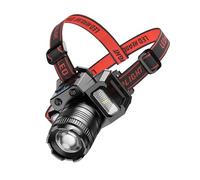 ERRORY Strong Adjustable Headlamp Featuring Motion Control and Side Lighting for Cycling Caving Multi Mode Work Headlight