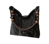 ERRORY Stylish Beaded Shoulder Bag With Chinese Cultural Pattern PU Leather Underarm Bags Handbag For Fashion Women Women Handbag