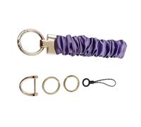 ERRORY Stylish Metal Keychain Hair Tie Multi Functional Phone Lanyard Lightweight Fabric Scrunchie Car Holder Premium Metal Holder With Fabric Band