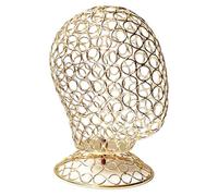 ERRORY Stylish Wigs and Hat Stand Mannequin Head Metal Wigs Holder Suitable for Fashion Enthusiasts Present and Hair Salons Headphone Stand