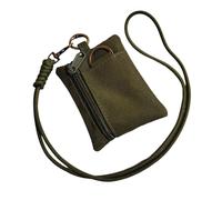 ERRORY Tiny Zippered Planner Wallet for Access Tokens Layouts Water Immune University Fabric Secure Appendage Clip Travel Addons Tiny Code Digital Wallet