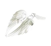 ERRORY Unisex Angel Wing Keychain Decors For Backpacks Wallets Trendy Metal Crosses Pendant Compact Design Bag Charm Angel Wing Keychain Pendant