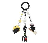 ERRORY Whimsical Pumpkin Specter Holder with Miniature Haunting Castles Designs for Everyday Carry Backpack Accessories Halloween Keychain