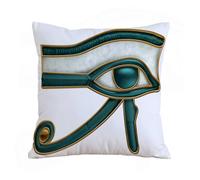 ERRTU Throw Pillow Case Pillowcase Square Printed Cushion Cover for Living Room Sofa Couch Bed Car,Egyptian, Eye of Horus Wadjet, ancient Egyptian symbol of protection,16x16 in