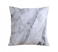 ERRTU Throw Pillow Case Pillowcase Square Printed Cushion Cover for Living Room Sofa Couch Bed Car,Marble,Granite Surface Motif with Sketch Nature Effect an,16x16 in