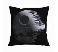 ERRTU Throw Pillow Case Pillowcase Square Printed Cushion Cover for Living Room Sofa Couch Bed Car,War Death Star Black Gray,18x18 in