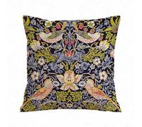 ERRTU Throw Pillow Case Pillowcase Square Printed Cushion Cover for Living Room Sofa Couch Bed Car,William Morris's famous Strawberry Thief pattern (1883).,20x20 in