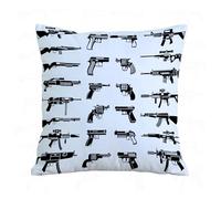 ERRTU Throw Pillow Case Pillowcase Square Printed Cushion Cover for Living Room Sofa Couch Bed Car,War, Machine Gun Rifles, tary Power Figures,16x16 in