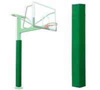 ERRULAN 5 6 7 8 Ft Square Pole Padding Basketball Pole, 3/4/5/7/8/9/10 In Width Heavy Duty Waterproof Basketball Hoop Pad Outdoor, High-density Foam Protective Cover(Green-H 8'/2.4 m,3x3in/8x8cm)