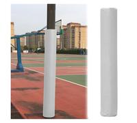ERRULAN 6ft Round Pole Padding Outdoor 2 3 4 5 6 7 8 9 10 In, Wrap Around Basketball Waterproof Protective Pad All-Weather, High-density Foam Garage Or Basement Pole Covers(White,Dia 4in (10cm) Pole)