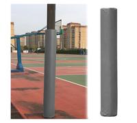 ERRULAN 6ft Round Pole Padding Outdoor 2 3 4 5 6 7 8 9 10 In, Wrap Around Basketball Waterproof Protective Pad All-Weather, High-density Foam Garage Or Basement Pole Covers(Gray,Dia 3in (7.5cm) Pole)