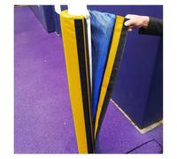 ERRULAN 7 Ft Padding to Wrap Around Metal Pole, Heavy Duty Basketball Hoop Protector Padding, Volleyball Court/playground Post Universal Safety Pads for 2" - 10" Round Poles(Yellow,Dia 8''/20cm)