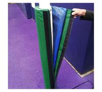 ERRULAN 7 Ft Padding to Wrap Around Metal Pole, Heavy Duty Basketball Hoop Protector Padding, Volleyball Court/playground Post Universal Safety Pads for 2" - 10" Round Poles(Green,Dia 4''/10cm)