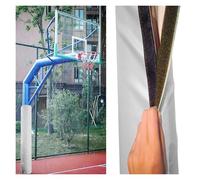 ERRULAN 72 In Outdoor All Weather Basketball Pole Pad, 1.2 In Thick Foam Impact Cushion Around Wrapped, Customizable Basement Pole Protector Padding for Player Safety(Black,Dia 3 1/2in (9cm))