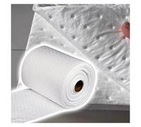 ERRULAN Absorbent Mat Roll Oil Pads, 5mm (0.2in) Thick Spill Control Pads Heavy Duty, Industrial Oil Absorbent Cotton for Spill Protection, Home Garage Basement(W 1m/39.3in,H 2m/78.7in/6.6ft)