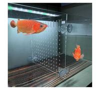 ERRULAN Acrylic Fish Tank Separator, Large Aquarium Tank Divider with Suction Cup, Fish Tank Divider Clear Kit for Optimal Fish Separation and Tank Organization(45x50cm/17.7x19.7in)
