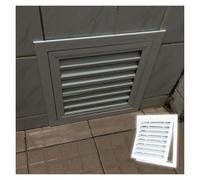 ERRULAN Air Return Covers Decorative with Filter, Plumbing Access Panel Aluminum Alloy, Vented Access Service Hatch Ceiling Door Louvered for Attic Hospitals Schools(55x28cm/22x11in)