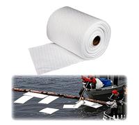 ERRULAN Heavy Duty Oil Pads, Polypropylene Absorbent Mat Roll for Oils, Marine Oil Absorbent Pads for Soak Up Any Oil, Diesel, Fuel Or Hydrocarbon Based Fluids(L 2m)