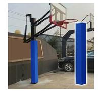 ERRULAN Outdoor Basketball Pole Protector Pad, Wrap Around Basketball Hoop Padding Pads, High-density Foam Collision Guard for Gym Garage Playground Protection(Blue-H 5'/1.5m,5.5x5.5in/14x14cm)