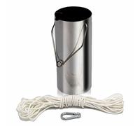 ERRULAN Water Sampler Dipper 304 Stainless Steel, 1000/2000/2500/3000/4000/5000ml Sampling Bucket Collector, Ultra Light Beaker Sampler for Environmental Monitoring, Water Quali(2000ml)