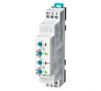 ERS-07 Dual Load Delay Relay 220V for Alternating Switch Control | ABS Material with LED Indicators and DIN Rail Mount | Industrial Automation Testing Equipment for Balanced Load Operation