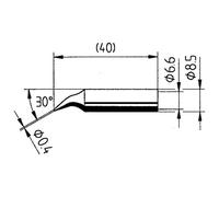 Ersa 0842KD/SB Soldering Tip Chisel-shaped ERSADUR 1pc