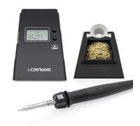ERSA i-CON Nano MK2 ESD Soldering Station 80 Watt 150-450°C Digital Soldering Station with Feather-Light and Ergonomic i-Tool Nano MK2 Soldering Iron with Tip 'N Turn Change + 1.6 mm Soldering Tip