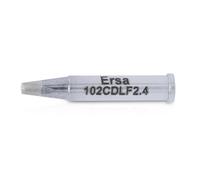 Ersa i-Tip Ersadur 0102CDLF24 Long-life Soldering Tip Straight Chisel-Shaped 2.4 mm with Ersadur LF Coating