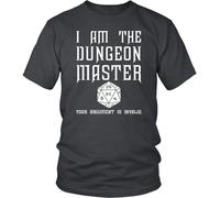 ERSAN I Am The Dungeon Master Your Argument is Invalid Funny DND RPG Tabletop T-Shirt-3XL Black