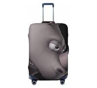 ERSDWRE Angry Rhino Print Luggage Cover Elastic Suitcase Covers Luggage Protector Fits 18-32 Inch Travel Accessories