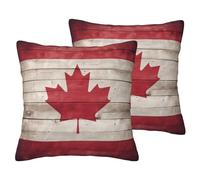 ERSDWRE Canada Flag Print Decor Pillowcase Throw Pillow Cover Couch Pillow Covers Cushion Cover For Home Sofa Bed