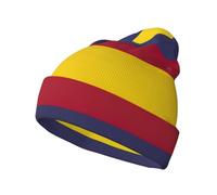 ERSDWRE Flag of The Kingdom of Hawaii Print Unisex Sports Leisure No Brim Knitted Hat Warm and Stylish Beanie for Winter Outdoors Black