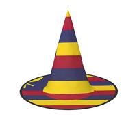 ERSDWRE Flag Of The Kingdom Of Hawaii Print Witch Hat Wizard Hat Cosplay Accessories For Halloween Christmas Carnivals Masquerade